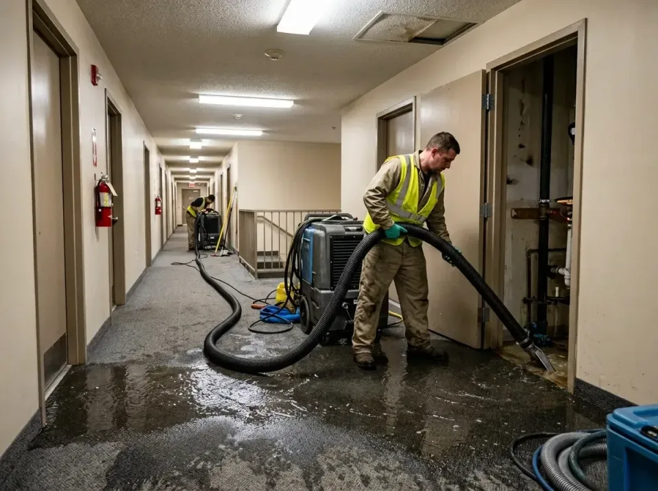 multi-unit-apartment-hallway-f-005 — frequently asked questions, Emergency Burst Pipe Water Extraction & Removal in Leesport…